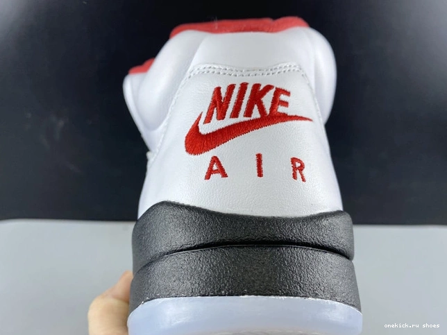 Rep Silver DA1911-102 Retro (2020) Tongue Jordan Red Fire 5 Air 0726